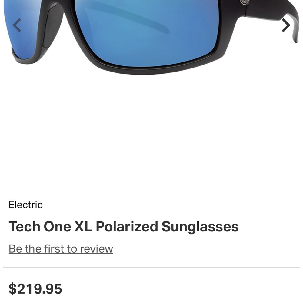 Mens Electric sunglasses no case